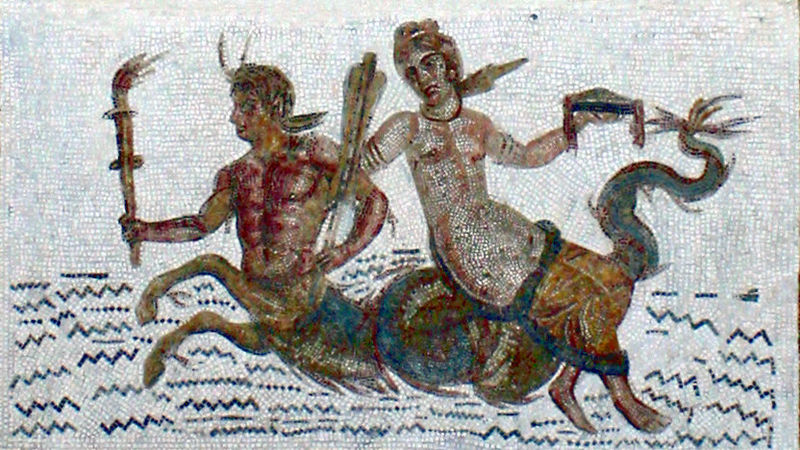 Drunken Silenus mosaic